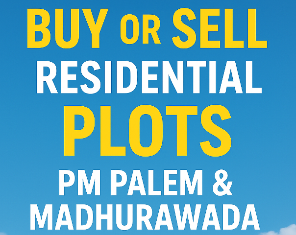 Want to Sell my vuda plot in pm palem Vizag